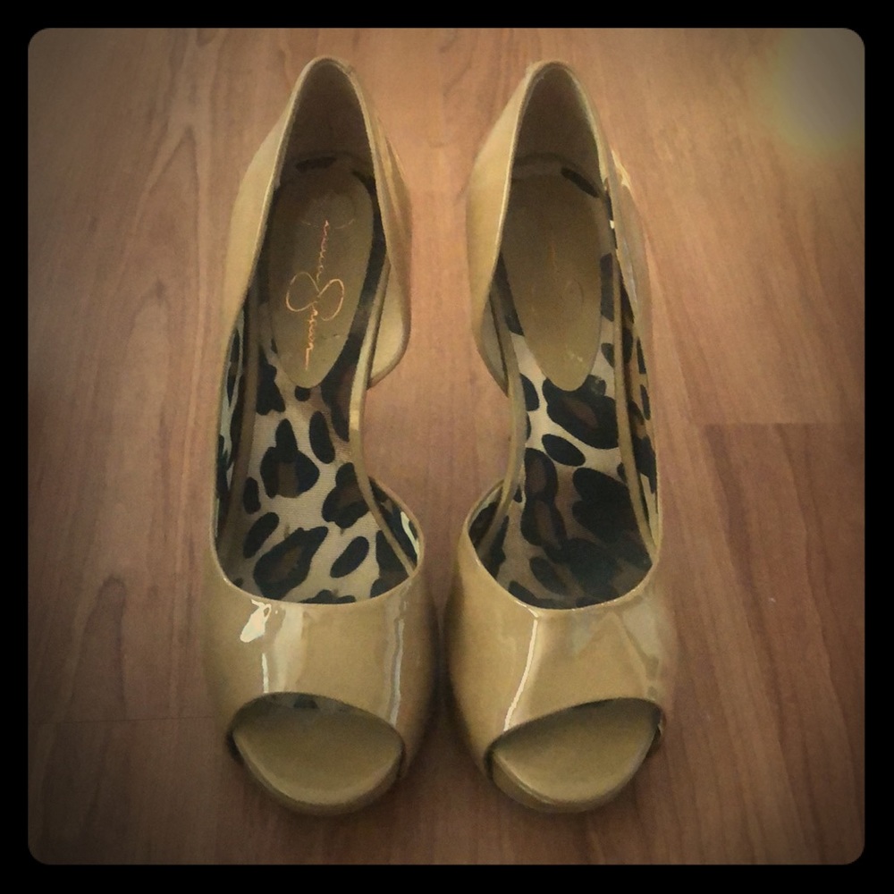 Jessica Simpson Camel Heels